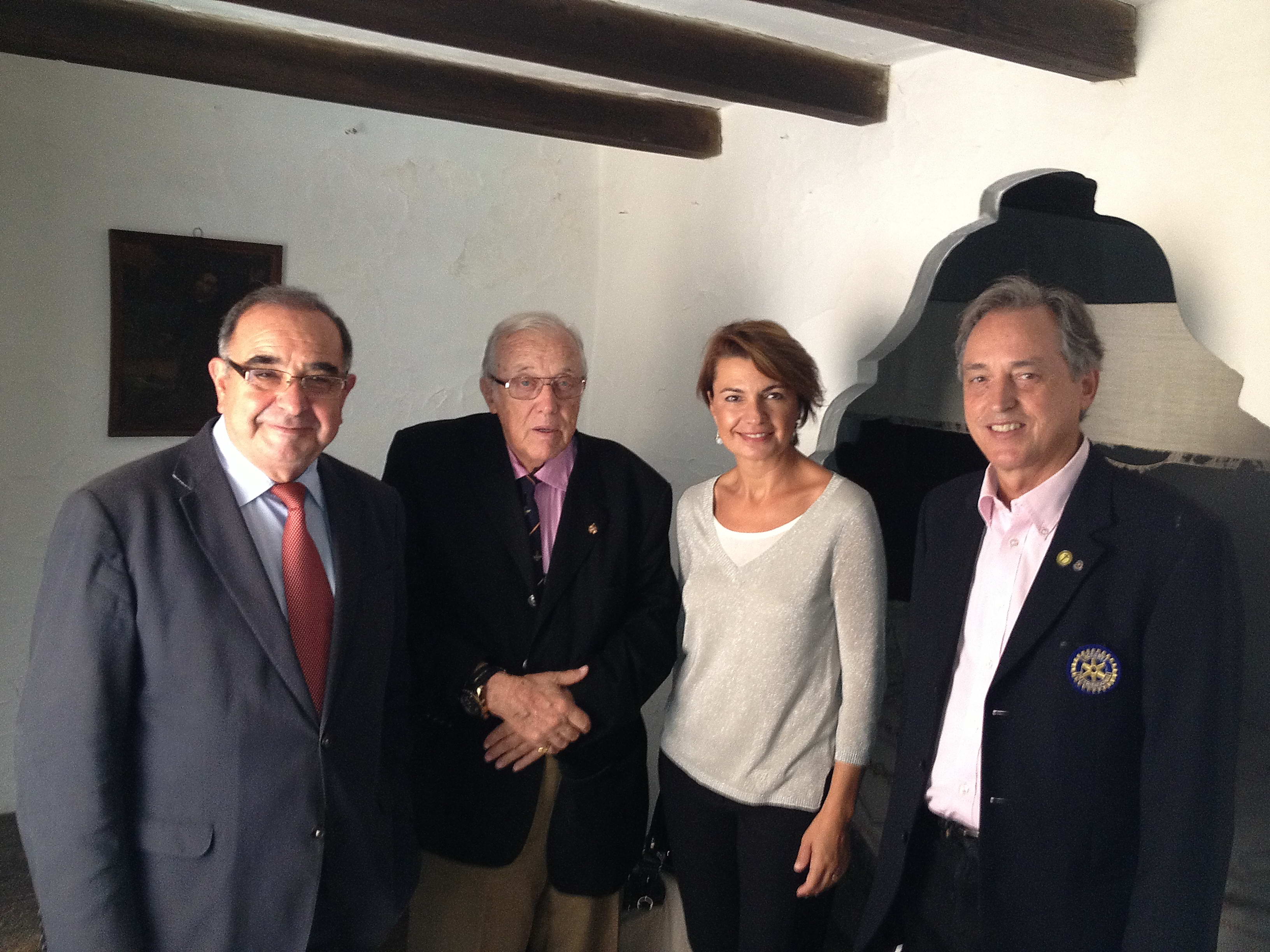 Presidenta ParlamentViceP Comisionado y EmilioMAR