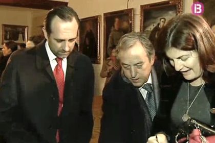 Presidente Bauza y Presidente Fundacion Casa Serra en Museo